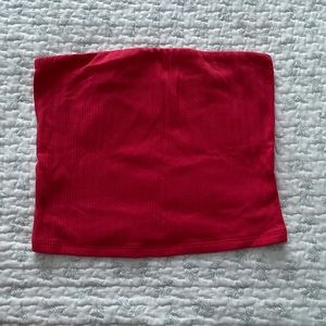 American Eagle Red Tube Top